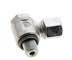 8S & G1/4'' Zink plated Steel Swivel Joint Cutting Fitting with Male Threads 400 bar NBRO-ring Rotatable ISO 8434-1