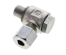8S & G1/4'' Zink plated Steel Swivel Joint Cutting Fitting with Male Threads 400 bar NBRO-ring Rotatable ISO 8434-1