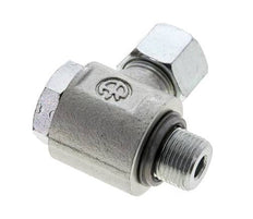 10S & G3/8'' Acero Zincado Racor Giratorio con Rosca Macho 400 bar NBRO-ring Giratorio ISO 8434-1