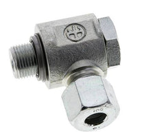 10S & G3/8'' Acero Zincado Racor Giratorio con Rosca Macho 400 bar NBRO-ring Giratorio ISO 8434-1