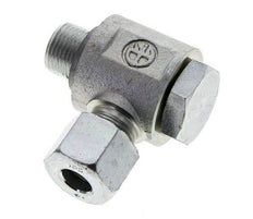 10S & G3/8'' Acero Zincado Racor Giratorio con Rosca Macho 400 bar NBRO-ring Giratorio ISO 8434-1