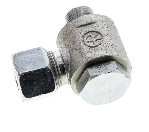 12S & G3/8'' Acero Zincado Racor Giratorio con Rosca Macho 400 bar NBRO-ring Giratorio ISO 8434-1