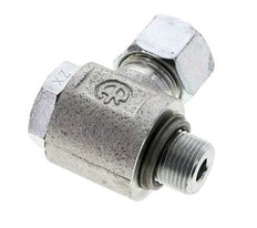 12S & G3/8'' Acero Zincado Racor Giratorio con Rosca Macho 400 bar NBRO-ring Giratorio ISO 8434-1