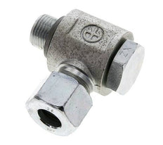 12S & G3/8'' Acero Zincado Racor Giratorio con Rosca Macho 400 bar NBRO-ring Giratorio ISO 8434-1
