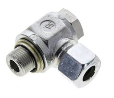 14S & G1/2'' Acero Zincado Racor Giratorio con Rosca Macho 400 bar NBRO-ring Giratorio ISO 8434-1