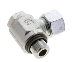 16S & G1/2'' Acero Zincado Racor Giratorio con Rosca Macho 400 bar NBRO-ring Giratorio ISO 8434-1