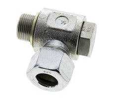 20S & G3/4'' Acero Zincado Racor Giratorio con Rosca Macho 400 bar NBRO-ring Giratorio ISO 8434-1