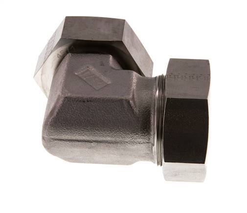 42L Stainless Steel Elbow Cutting Fitting with Swivel 160 bar FKM Adjustable ISO 8434-1