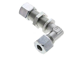10S Zink plated Steel Elbow Cutting Fitting Bulkhead 630 bar ISO 8434-1