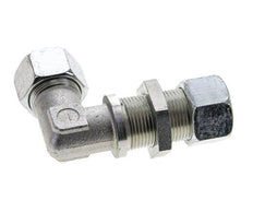 20S Zink plated Steel Elbow Cutting Fitting Bulkhead 400 bar ISO 8434-1