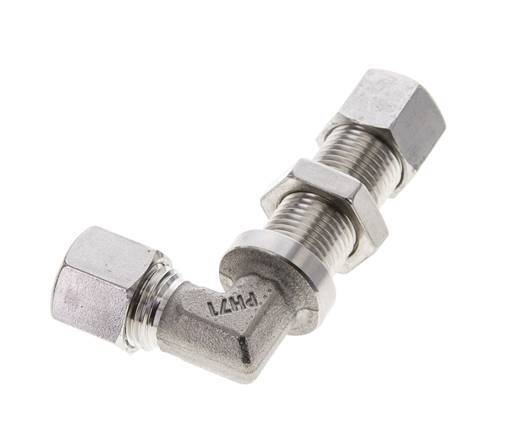 10L Stainless Steel Elbow Cutting Fitting Bulkhead 315 bar ISO 8434-1