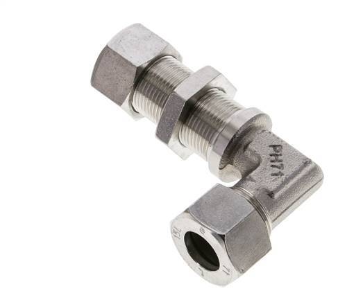 15L Stainless Steel Elbow Cutting Fitting Bulkhead 315 bar ISO 8434-1