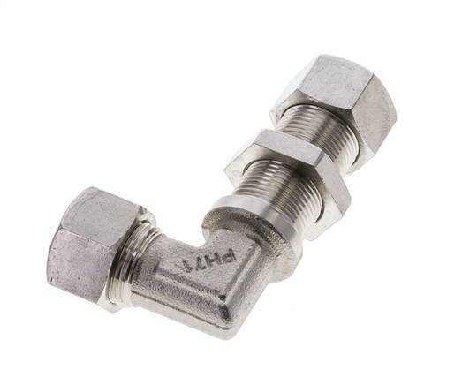 15L Stainless Steel Elbow Cutting Fitting Bulkhead 315 bar ISO 8434-1