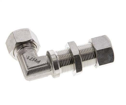 15L Stainless Steel Elbow Cutting Fitting Bulkhead 315 bar ISO 8434-1