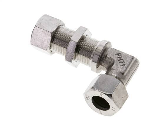 15L Stainless Steel Elbow Cutting Fitting Bulkhead 315 bar ISO 8434-1