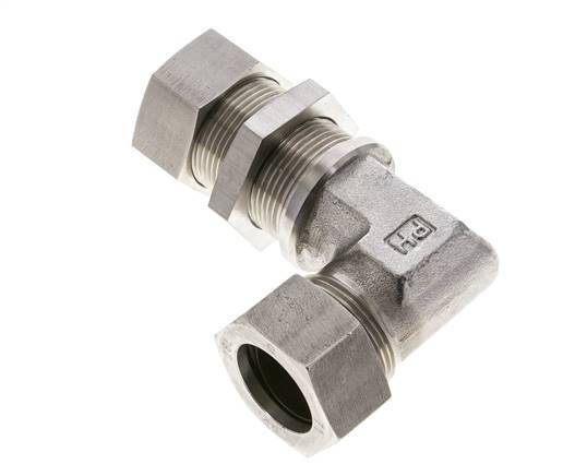 28L Stainless Steel Elbow Cutting Fitting Bulkhead 160 bar ISO 8434-1