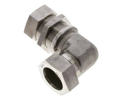 42L Stainless Steel Elbow Cutting Fitting Bulkhead 160 bar ISO 8434-1