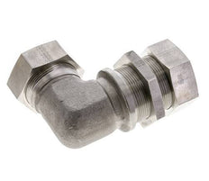 42L Stainless Steel Elbow Cutting Fitting Bulkhead 160 bar ISO 8434-1