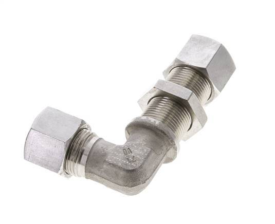 14S Stainless Steel Elbow Cutting Fitting Bulkhead 630 bar ISO 8434-1
