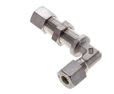 8L Stainless Steel Elbow Compression Fitting Bulkhead 315 bar ISO 8434-1