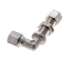 8L Stainless Steel Elbow Compression Fitting Bulkhead 315 bar ISO 8434-1