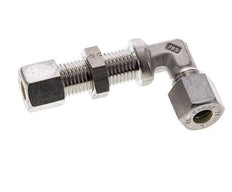 8L Stainless Steel Elbow Compression Fitting Bulkhead 315 bar ISO 8434-1