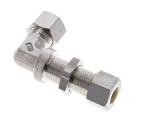 12L Stainless Steel Elbow Compression Fitting Bulkhead 315 bar ISO 8434-1