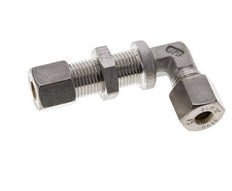 8S Stainless Steel Elbow Compression Fitting Bulkhead 500 bar ISO 8434-1