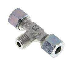 10S & M16x1.5 (con) Zink plated Steel T-Shape Tee Cutting Fitting with Male Threads 640 bar ISO 8434-1