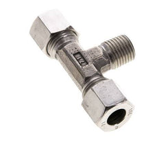 10L & M14x1.5 (con) Stainless Steel T-Shape Tee Cutting Fitting with Male Threads 315 bar ISO 8434-1