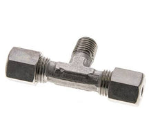 6S & M12x1.5 (con) Stainless Steel T-Shape Tee Compression Fitting with Male Threads 500 bar ISO 8434-1