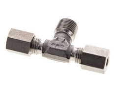 4LL & R1/8'' Stainless Steel T-Shape Tee Cutting Fitting with Male Threads 100 bar ISO 8434-1