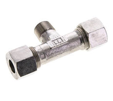 12S & R3/8'' Stainless Steel T-Shape Tee Cutting Fitting with Male Threads 630 bar ISO 8434-1