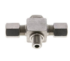 6S & M12x1.5 Stainless Steel Tee Swivel Joint Cutting Fitting with Male Threads 400 bar ISO 8434-1