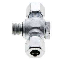 10L & M14x1.5 Racor en T giratorio de acero zincado con rosca macho 315 bar NBR ISO 8434-1