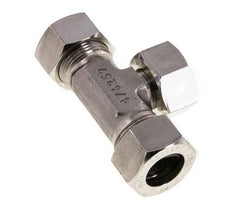 22L Stainless Steel T-Shape Tee Cutting Fitting with Swivel 160 bar Adjustable ISO 8434-1