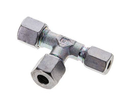 6L & 8L Zink Plated Steel Right Angle Tee Cutting Fitting 315 bar ISO 8434-1