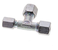 6L & 8L Zink Plated Steel Right Angle Tee Cutting Fitting 315 bar ISO 8434-1