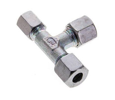 6L & 8L Zink Plated Steel Right Angle Tee Cutting Fitting 315 bar ISO 8434-1