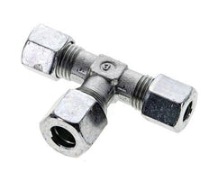 8L & 10L Zink plated Steel T-Shape Tee Cutting Fitting 315 bar ISO 8434-1