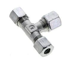 8L & 10L Zink plated Steel T-Shape Tee Cutting Fitting 315 bar ISO 8434-1