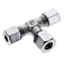 8L & 10L Zink plated Steel T-Shape Tee Cutting Fitting 315 bar ISO 8434-1