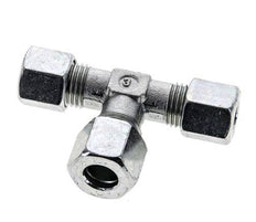 8L & 10L Zink plated Steel T-Shape Tee Cutting Fitting 315 bar ISO 8434-1