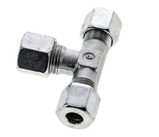 8L & 10L Zink plated Steel T-Shape Tee Cutting Fitting 315 bar ISO 8434-1