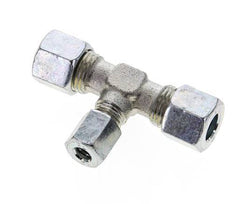 6L & 10L Zink plated Steel T-Shape Tee Cutting Fitting 315 bar ISO 8434-1