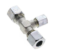 6L & 10L Zink plated Steel T-Shape Tee Cutting Fitting 315 bar ISO 8434-1