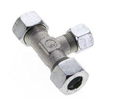 12L & 15L Zink plated Steel T-Shape Tee Cutting Fitting 315 bar ISO 8434-1