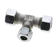 12L & 15L Zink plated Steel T-Shape Tee Cutting Fitting 315 bar ISO 8434-1