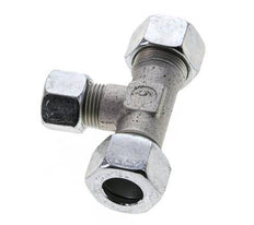 12L & 15L Zink plated Steel T-Shape Tee Cutting Fitting 315 bar ISO 8434-1