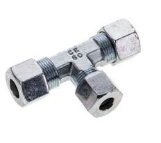 10S & 12S Zink plated Steel T-Shape Tee Cutting Fitting 630 bar ISO 8434-1